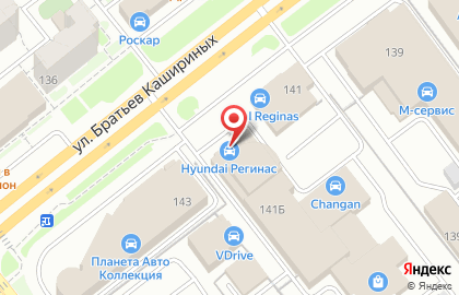 Транспортная компания ИнтерЛоджистик на улице Братьев Кашириных на карте