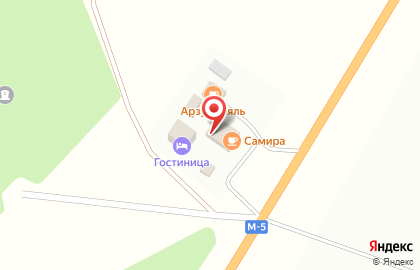 Кафе Самира в Рязани на карте