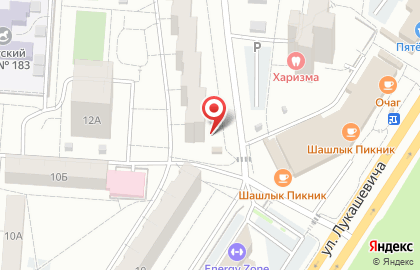 Кировский округ Киоск по продаже фруктов и овощей на улице Лукашевича на карте