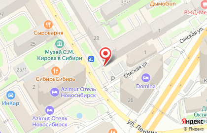Министерство труда и социального развития Новосибирской области в Новосибирске на карте