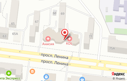 Автошкола Внедорожник на проспекте Ленина на карте