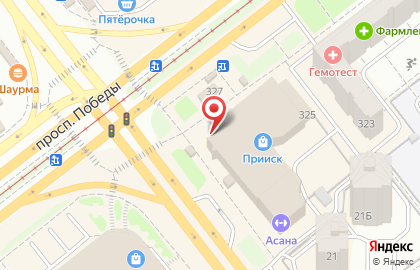 Мебельный магазин в Челябинске на карте