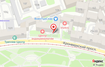 Детский сад №8 на Кронверкском проспекте на карте