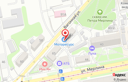 Магазин Моторесурс в Бийске на карте