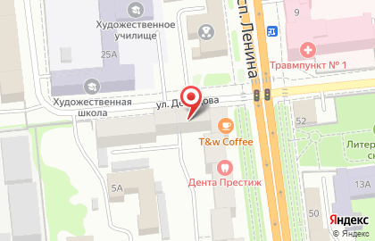 Производственная компания Полина на проспекте Ленина на карте