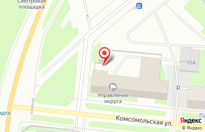 Цветочный магазин Зимний сад на Комсомольской улице на карте