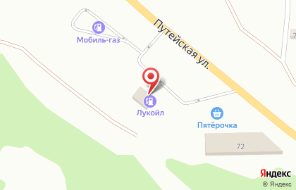 АЗС Лукойл в Ижевске на карте