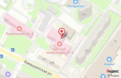 Частная скорая помощь №1 в Ульяновске на карте
