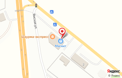 Магазин хозяйственных товаров на Ямской улице на карте