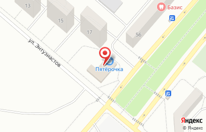 Супермаркет Пятёрочка, сеть супермаркетов на проспекте Металлургов на карте