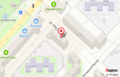 Агентство недвижимости Квадратные метры на улице Мате Залка на карте