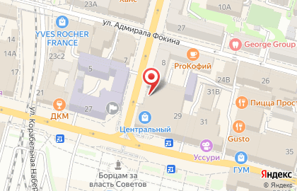 Парикмастерский магазин на Светланской улице на карте