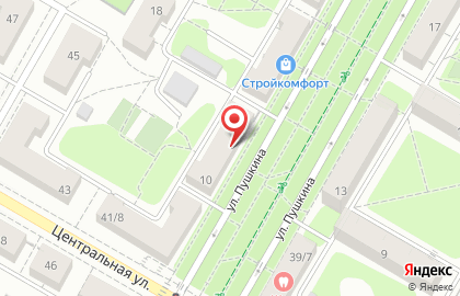 Магазин колбасных изделий Великатес на улице Пушкина на карте