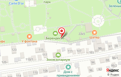 Зоопарк Берендеево на проспекте Октябрьской Революции на карте