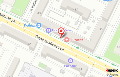 Публичное акционерное общество Промсвязьбанк на Первомайской улице на карте