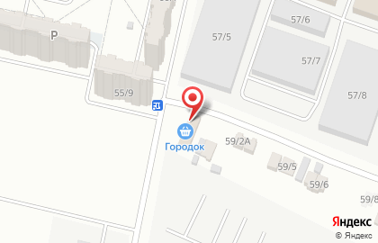 Супермаркет Городок на улице Южного обхода на карте