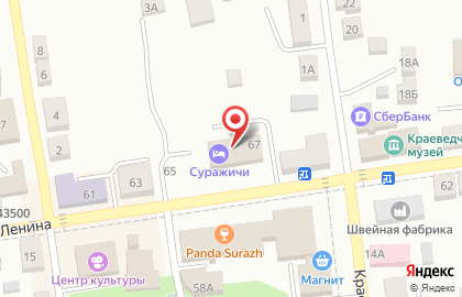 Магазин разливных напитков Варница на улице Ленина на карте