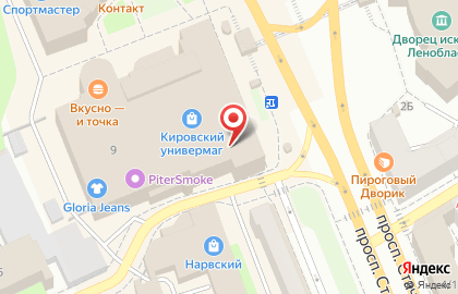 Многопрофильный медицинский центр Доступная медицина на площади Стачек на карте