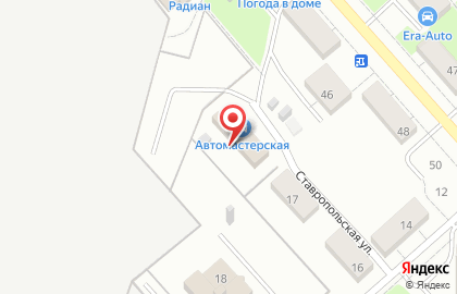 Вальтер на Ставропольской улице на карте