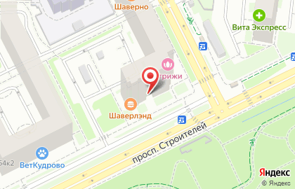Медицинская лаборатория Гемотест на метро Улица Дыбенко на карте
