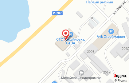 СТО Михайловка на карте
