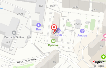 Московский Центр Права на Снежной улице на карте