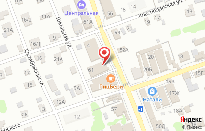 Магазин косметики и бытовой химии Магнит косметик на Красной улице на карте