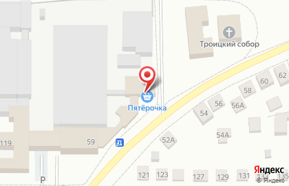 Супермаркет Пятерочка на Пионерской улице на карте