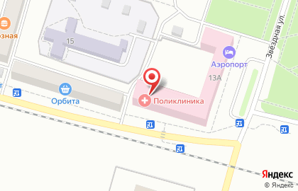 Поликлиника Городской клинической больницы №2 на Звездной улице на карте