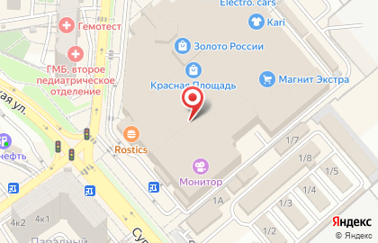 Магазин растительной косметики Yves Rocher France на Астраханской улице на карте