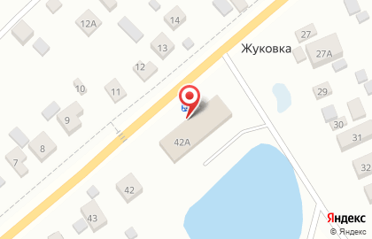 Аптека СТО процентов в деревне Жуковка на карте