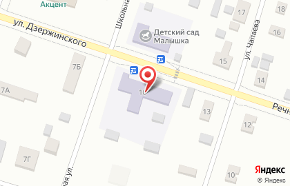 Детский сад Малышка на карте