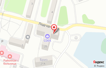 Пионер, ООО Маком на Подгорной улице на карте