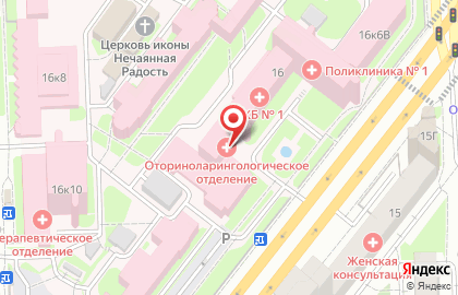 Банкомат СМП Банк на улице Воровского, 16 к 4а на карте