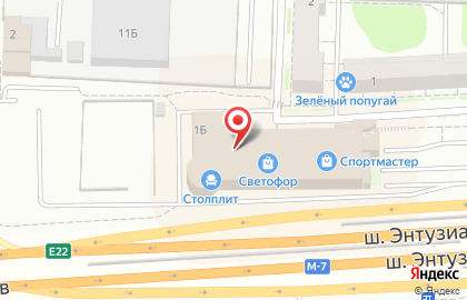 Dostavka.ru на шоссе Энтузиастов на карте