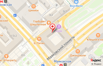 Автомат по продаже кофе Costa express на 1-й Тверской-Ямской улице на карте