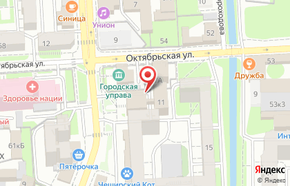 Олимп на улице Фрунзе на карте