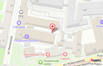 Сэб Лизинг на карте