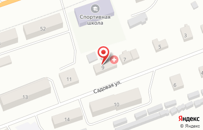 Детский сад №9 на Садовой улице на карте