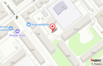 Фемида на улице Зарубина на карте