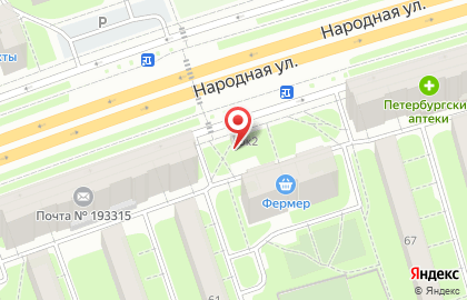 Магазин Союзпечать в Санкт-Петербурге на карте