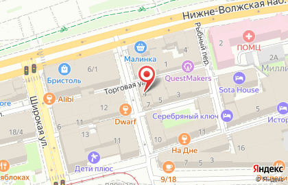 Адвокатская контора №15 Нижегородской областной коллегии адвокатов в Нижнем Новгороде на карте