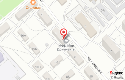 Многофункциональный центр в Заволжском районе на карте