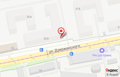 Пермский филиал Банкомат, Альфа-Банк на улице Дзержинского на карте