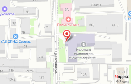 Санкт-Петербургский колледж технологий, моделирования и управления на карте