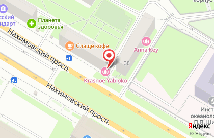 Пекарня Булочные Фокина на Нахимовском проспекте на карте