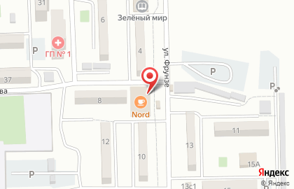 Кафе Nord во Владивостоке на карте