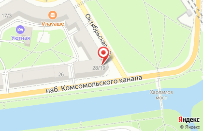 Салон причесок на набережной Комсомольского канала на карте