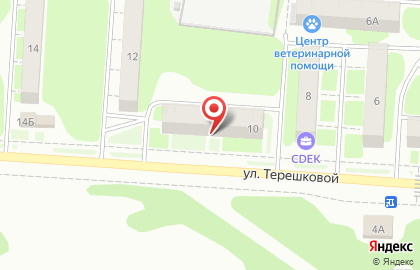 Магазин отделочных материалов и сантехники Санэко на улице Терешковой на карте