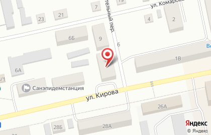 Фирменный магазин Птицефабрика Октябрьская на улице Кирова на карте